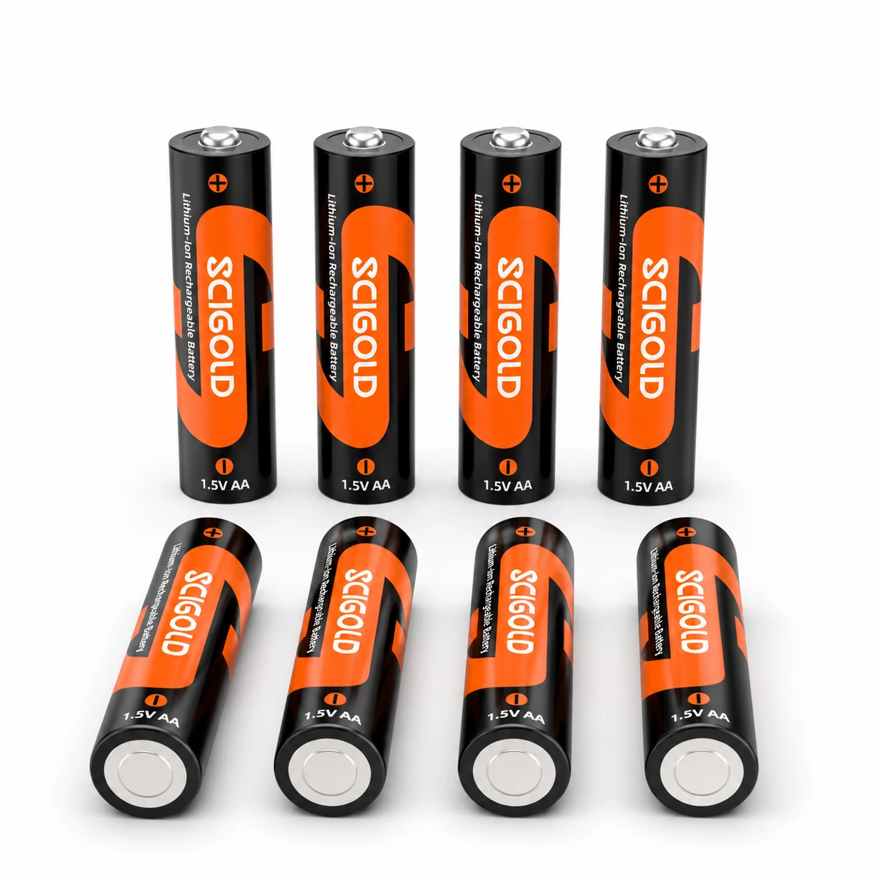 SCIGOLD AA 1.5V Lithium — 8-Pack (Cells Only)